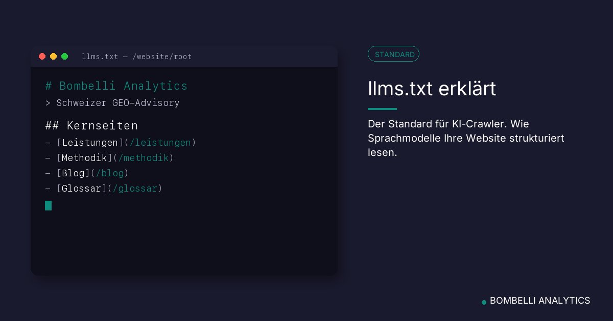 llms.txt erklärt: Der Standard für KI-Crawler