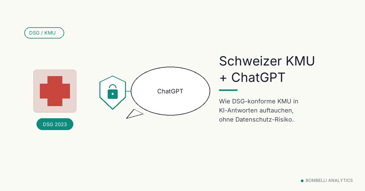 Schweizer KMU und DSG-konformer KI-Einsatz